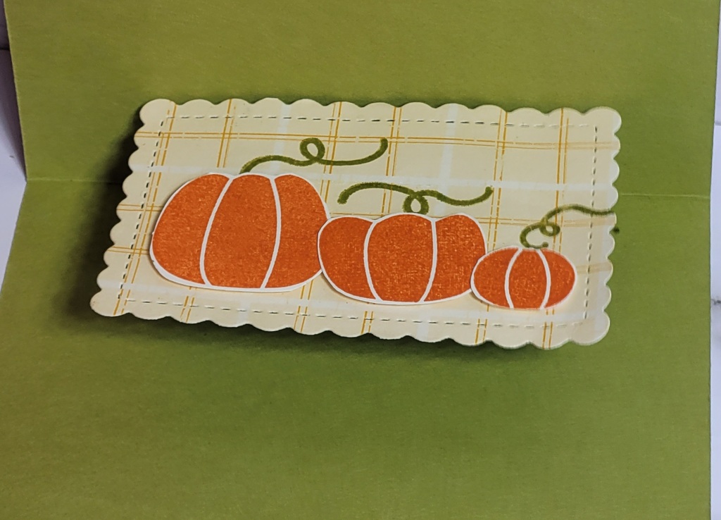 Scalloped Contours & pumpkins