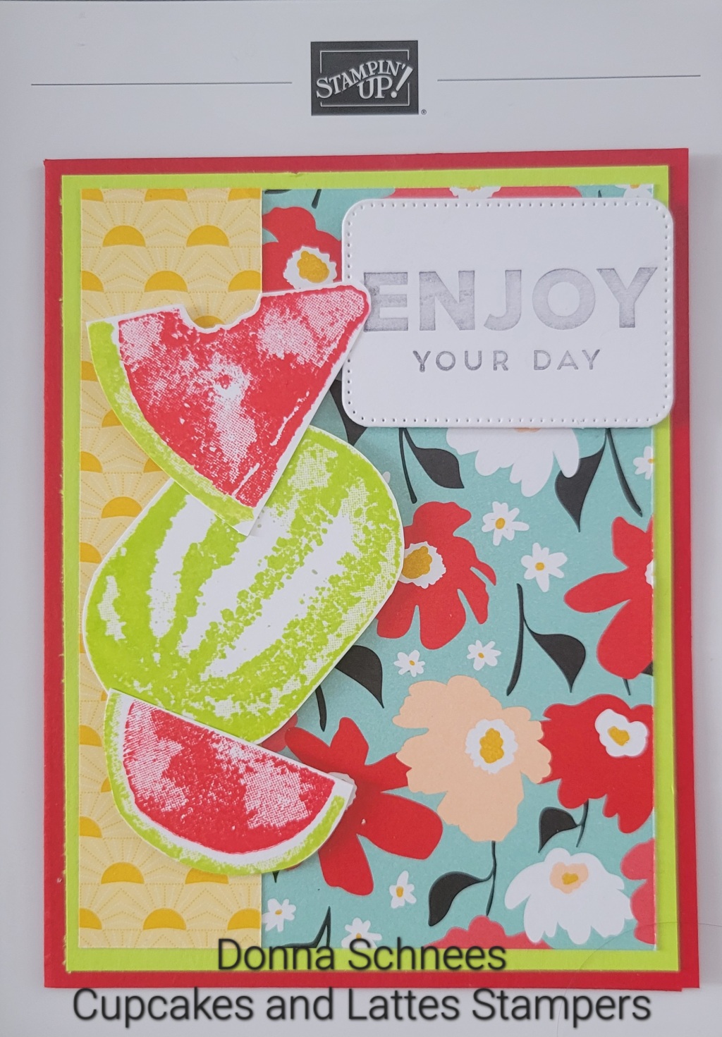 Enjoy Your Day Card Features Three Sale-a-Bration Items